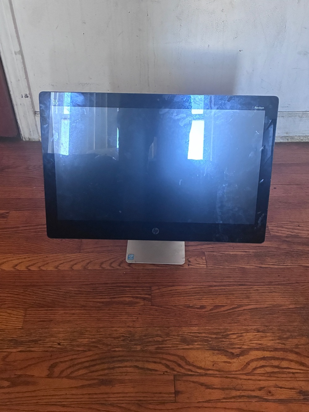 HP All-in-One Desktop - Black Display with Silver Base